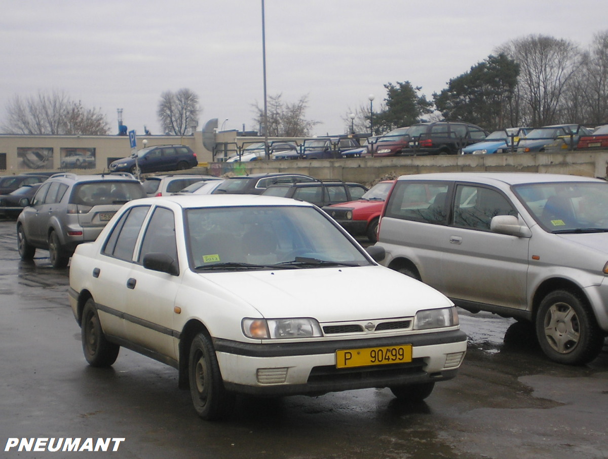 P 90499, Nissan Sunny 7th gen Sedan (N14; EU-market), 1990–1996