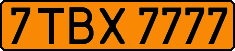 License plate Belarus, Taxi