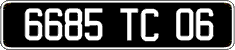 French license plate, FNI