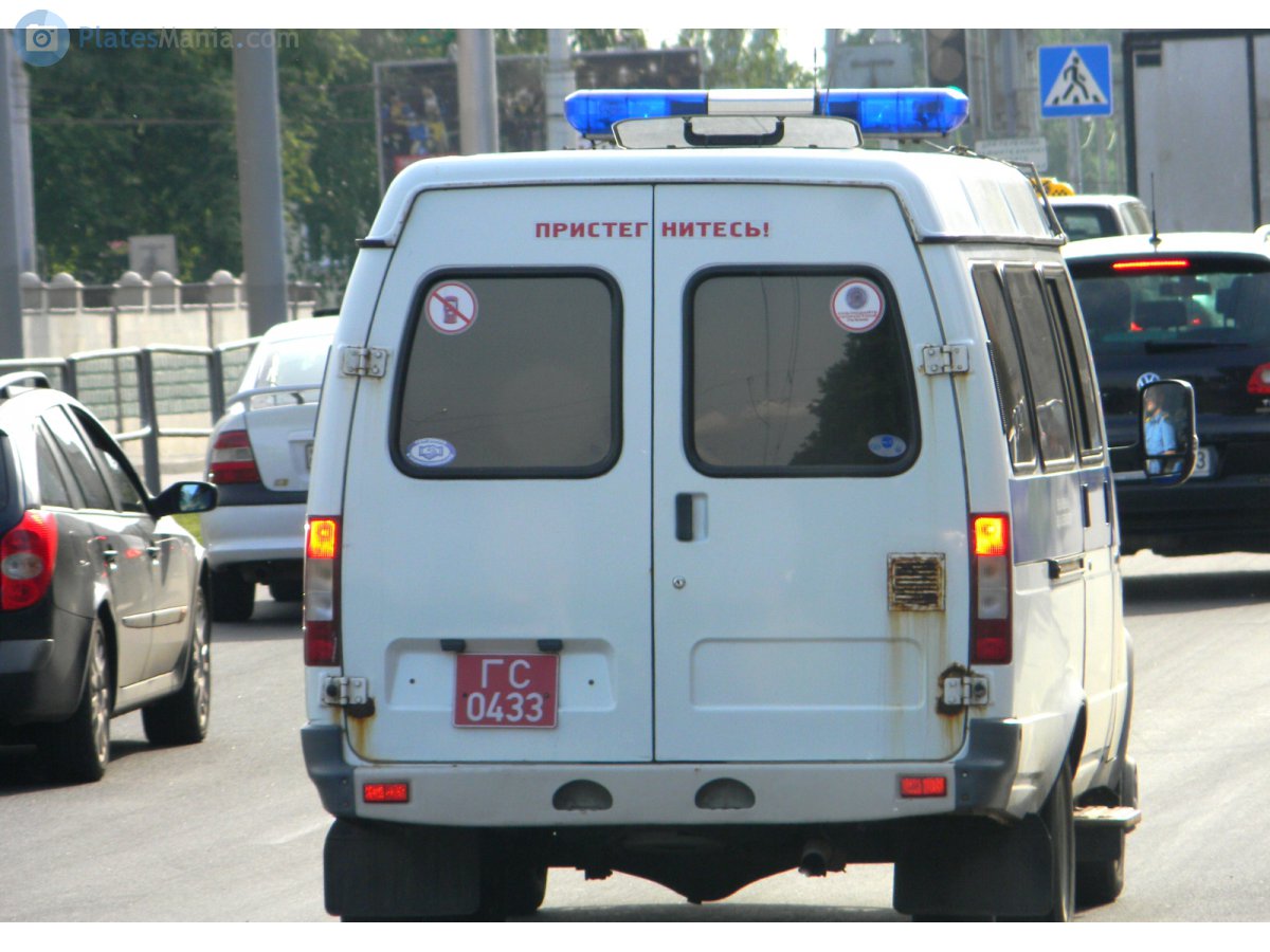ГС 0433, GAZ 3221 ГАЗель 2-3221 Minibus, facelift, 2003–