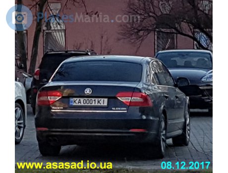 KA 0001 KI, Skoda Superb