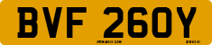 License plate of the United Kingdom, 1963 year system