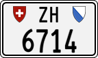 License plate of Switzerland, Cars