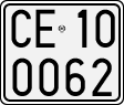 License plate of Italy, Motorcycles (1927 year series)