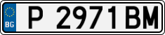 License plate of Bulgaria, Cars