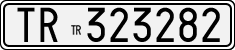 License plate of Italy, Cars (1927 year series)