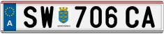 License plate of Austria, Regular plates