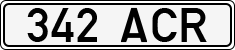 License plate of Estonia, Regular car plates