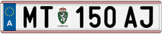 License plate of Austria, Regular plates