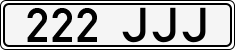 License plate of Estonia, Regular car plates