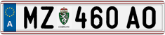 License plate of Austria, Regular plates