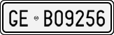License plate of Italy, Cars (1927 year series)