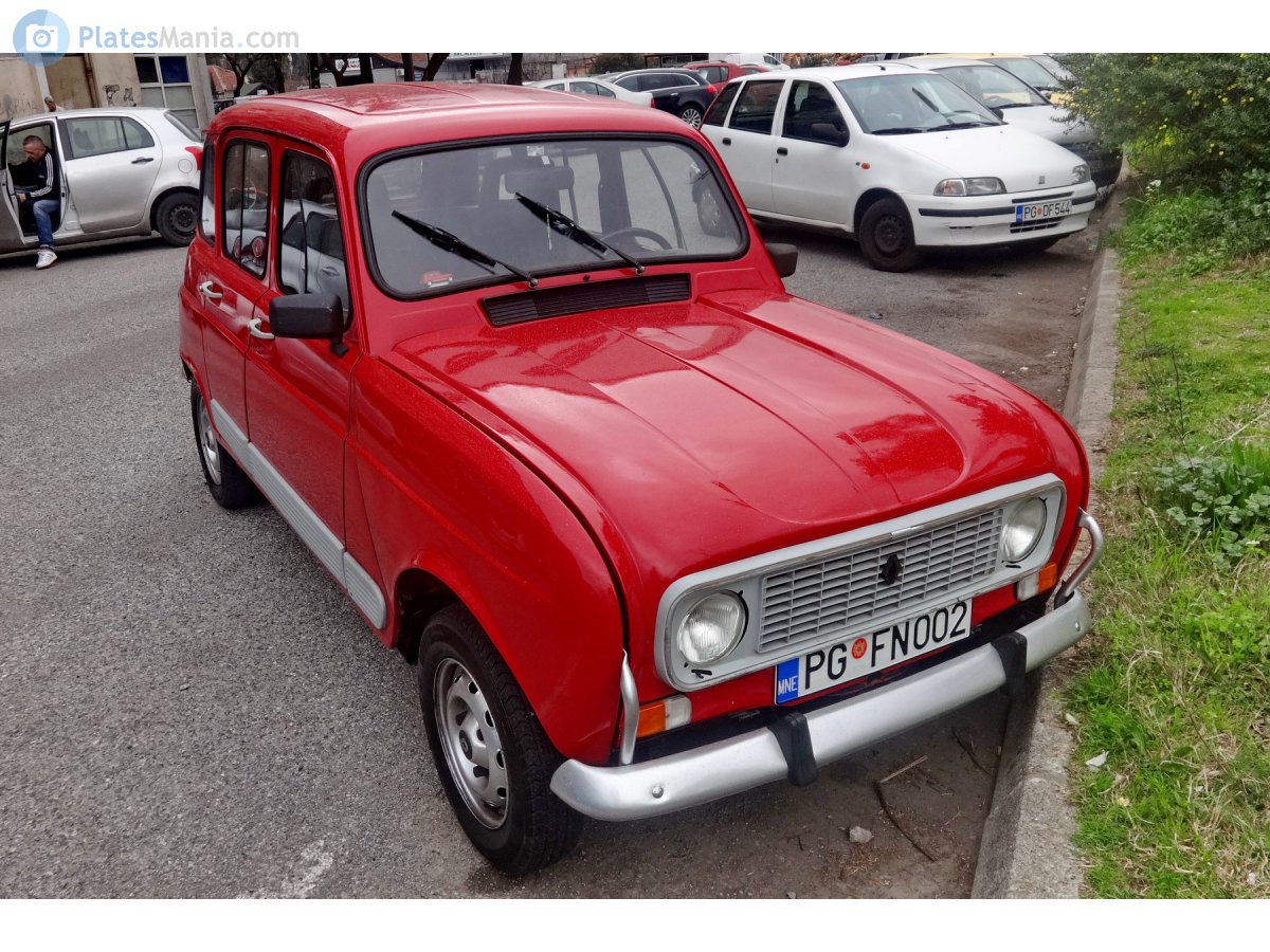 PG FN002, Renault 4 1st gen Sedan/Hatch (112), 1961–1992