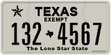 Texas, Exempt (123-4567)