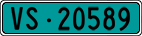 License plate of Switzerland, Agricultural vehicles (green)