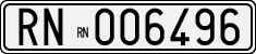 License plate of Italy, Cars (1927 year series)