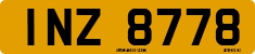 License plate of the United Kingdom, Northern Ireland (1966)