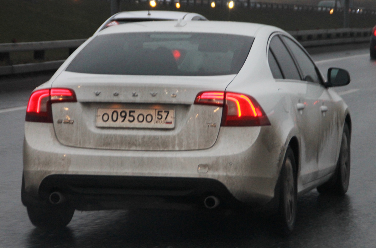 о 095 оо 57, Volvo S60 2nd gen (134), 2011–2018