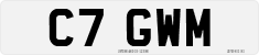 License plate of the United Kingdom, 1983 year system