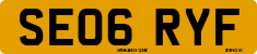 License plate of the United Kingdom, 2001 year system