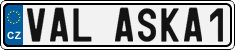 License plate of the Czech Republic, Vanity Plates