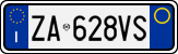 License plate of Italy, Cars (1994 year series)