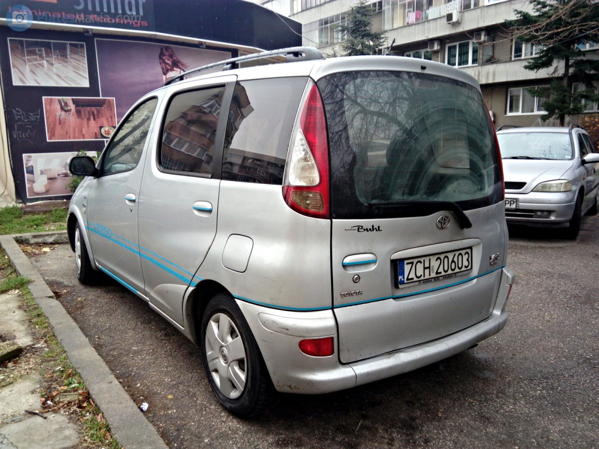 ZCH 20603, Toyota Yaris Verso 1st gen (XP20), 1999–2006