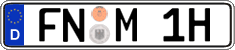 German license plate, Plates for oldtimers (type 