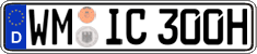 German license plate, Plates for oldtimers (type 