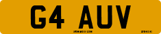 License plate of the United Kingdom, 1983 year system