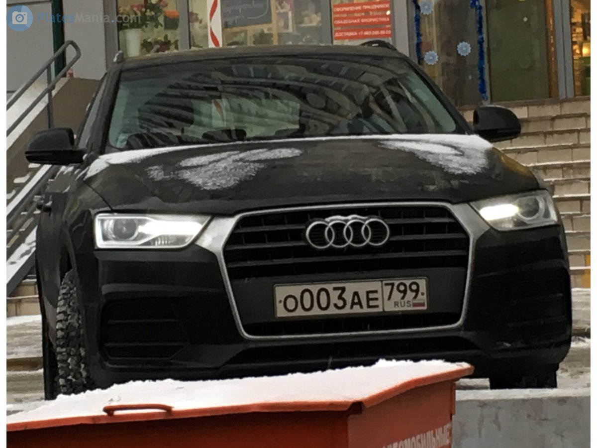 о 003 ае 799, Audi Q3 1st gen (8UB/8UG), 2011–2018