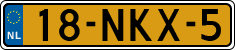 License plate of the Netherlands, Cars