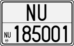 License plate of Italy, Cars (1927 year series)
