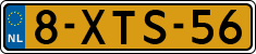 License plate of the Netherlands, Cars