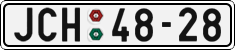 License plate of the Czech Republic, Cars (1960)