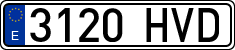 License plates of Spain, Ordinary (2000)