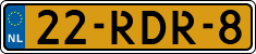 License plate of the Netherlands, Cars
