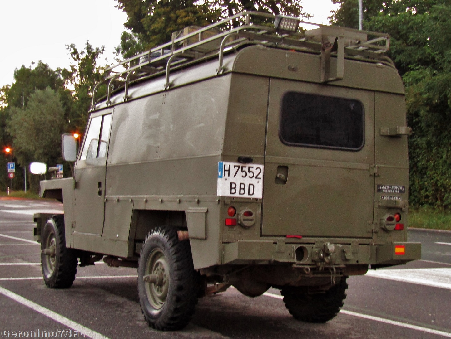 H 7552 BBD, Santana Land Rover 109 Militar 