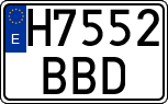 License plates of Spain, Specialty plates
