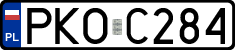 License plates of Poland, Regular car plates