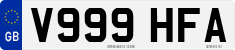 License plate of the United Kingdom, 1983 year system