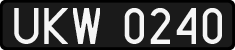 License plates of Poland, 1976 year system