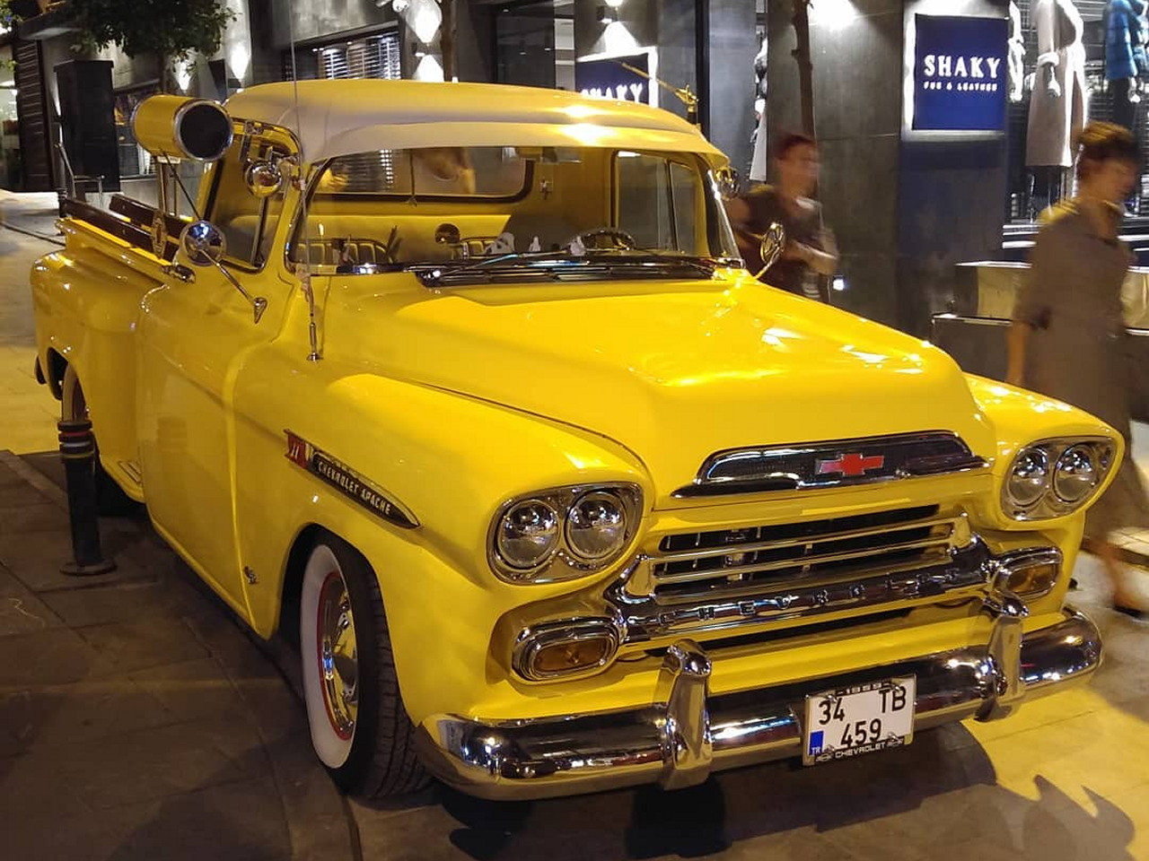 34 TB 459, Chevrolet Task Force Light-Duty Apache 30 Stepside Pickup (A-body), facelift, 1957–1959