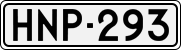 License plate of Finland, Cars
