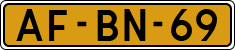License plate of the Netherlands, Allied Joint Force Command Brunssum