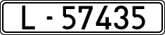 License plates of Spain, 1900 year series