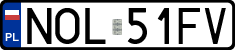 License plates of Poland, Regular car plates