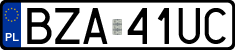 License plates of Poland, Regular car plates
