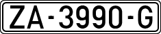 License plates of Spain, 1971 year series