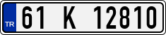 License plate of Turkey, Regular plates